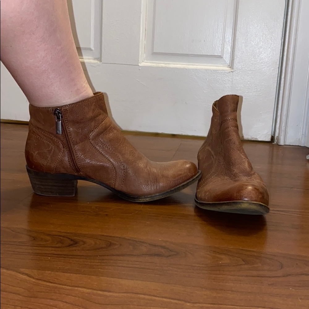 Lucky brand western booties